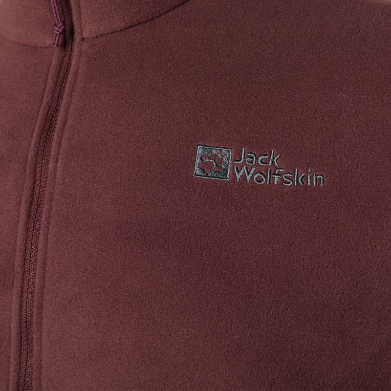 Bluza trekkingowa męska Jack Wolfskin Taunus HZ atacama red 6
