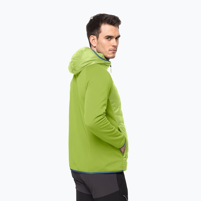 Kurtka hybrydowa męska Jack Wolfskin Routeburn Pro Hybrid fresh green 2