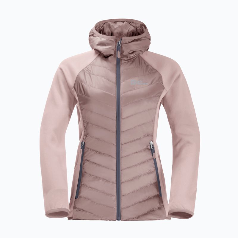 Kurtka hybrydowa damska Jack Wolfskin Routeburn Pro Hybrid rose smoke 5