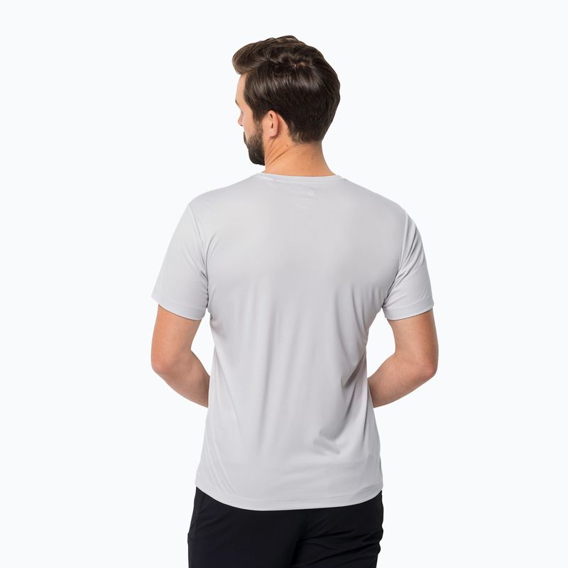 Koszulka trekkingowa męska Jack Wolfskin Peak Graphic white cloud 2
