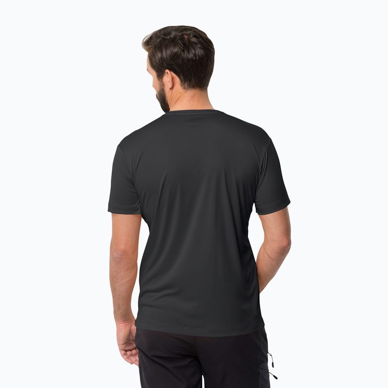 Koszulka trekkingowa męska Jack Wolfskin Peak Graphic phantom 2