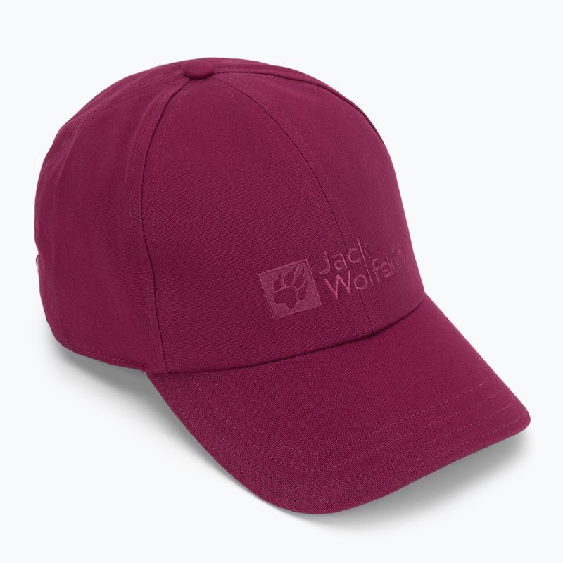 Czapka z daszkiem Jack Wolfskin Baseball sangria red