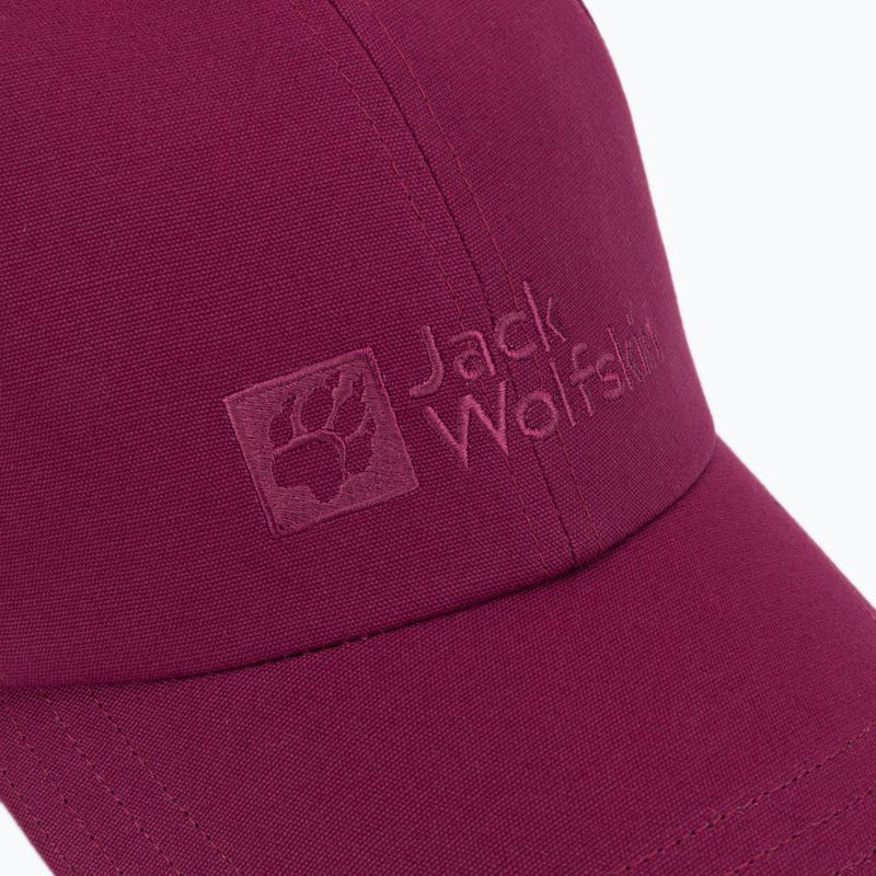 Czapka z daszkiem Jack Wolfskin Baseball sangria red 5