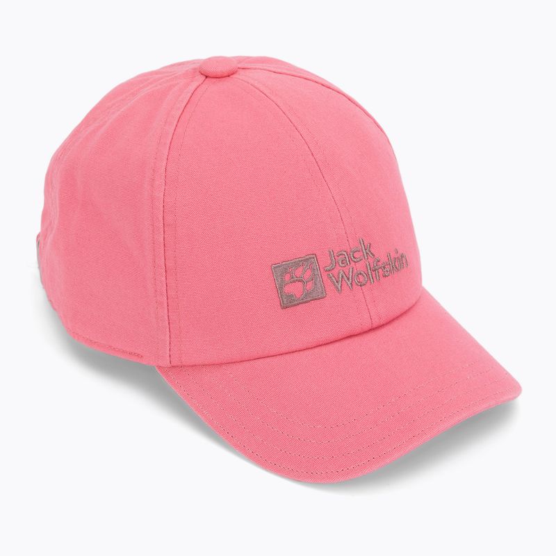 Czapka z daszkiem dziecięca Jack Wolfskin Baseball pink lemonade