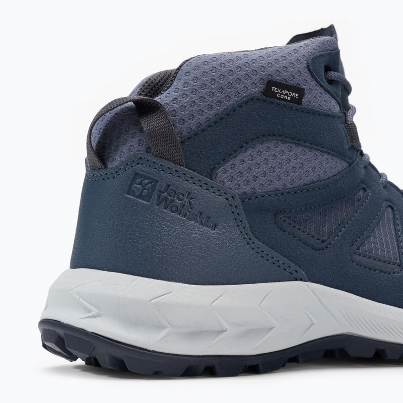 Buty trekkingowe damskie Jack Wolfskin Woodland 2 Texapore Mid graphite 8