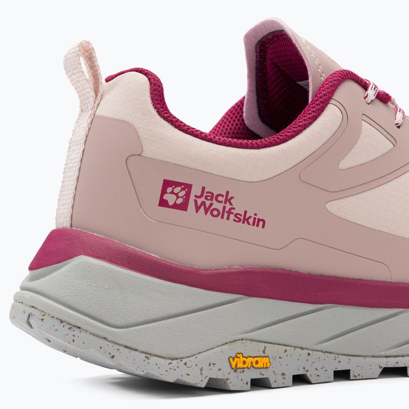 Buty turystyczne damskie Jack Wolfskin Terrashelter Low rose smoke 8