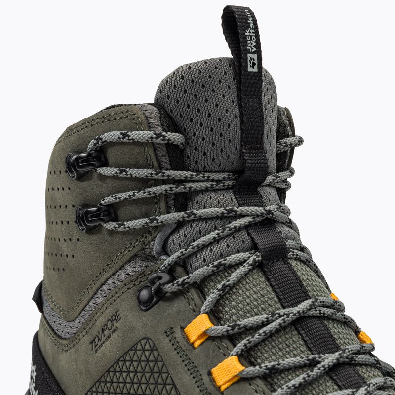 Buty trekkingowe męskie Jack Wolfskin Terraquest Texapore Mid gecko green 8