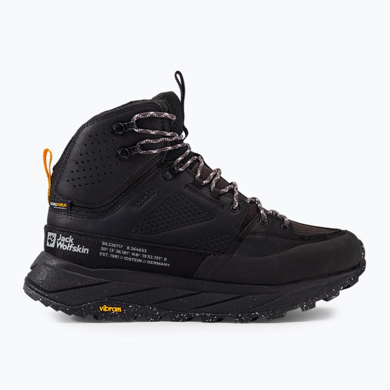 Buty trekkingowe męskie Jack Wolfskin Terraquest Texapore Mid black 2