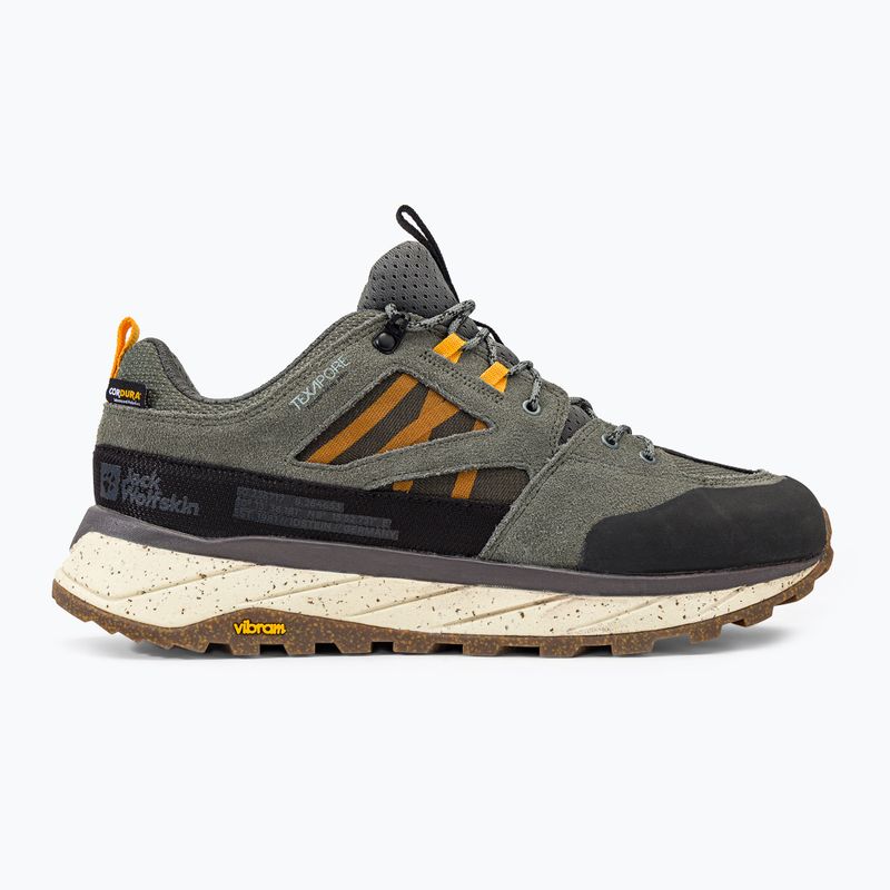 Buty trekkingowe męskie Jack Wolfskin Terraquest Texapore Low gecko green 2