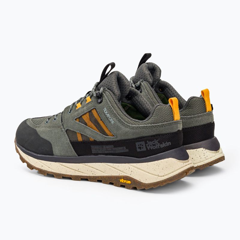 Buty trekkingowe męskie Jack Wolfskin Terraquest Texapore Low gecko green 3