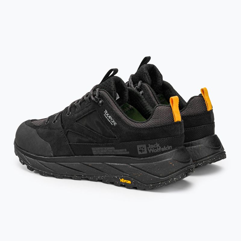 Buty trekkingowe męskie Jack Wolfskin Terraquest Texapore Low black 3