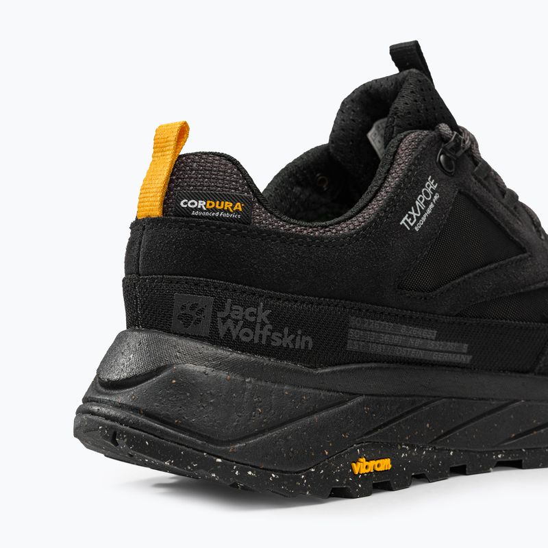 Buty trekkingowe męskie Jack Wolfskin Terraquest Texapore Low black 9