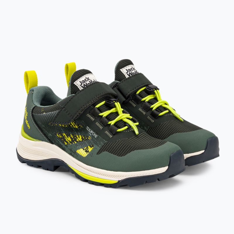 Buty dziecięce Jack Wolfskin Vili Hiker Texapore Low slate green 4