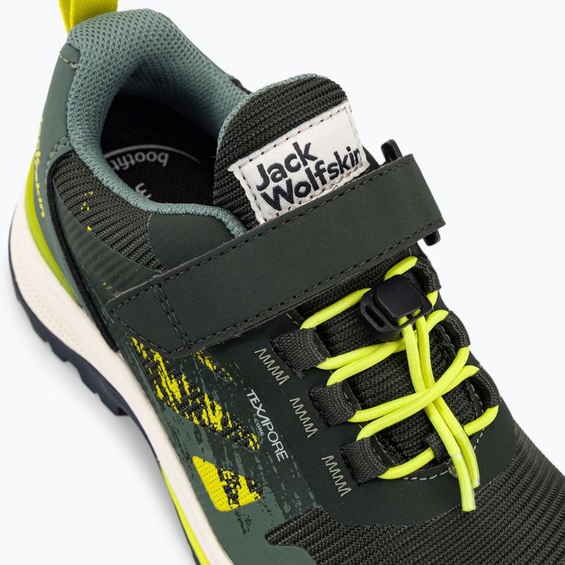 Buty dziecięce Jack Wolfskin Vili Hiker Texapore Low slate green 10