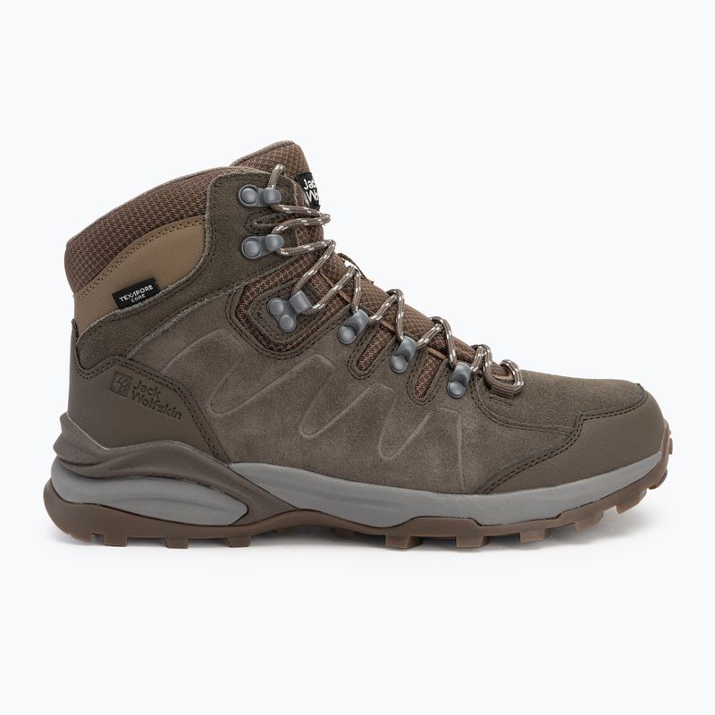 Buty trekkingowe męskie Jack Wolfskin Refugio Texapore Mid cold coffee 2