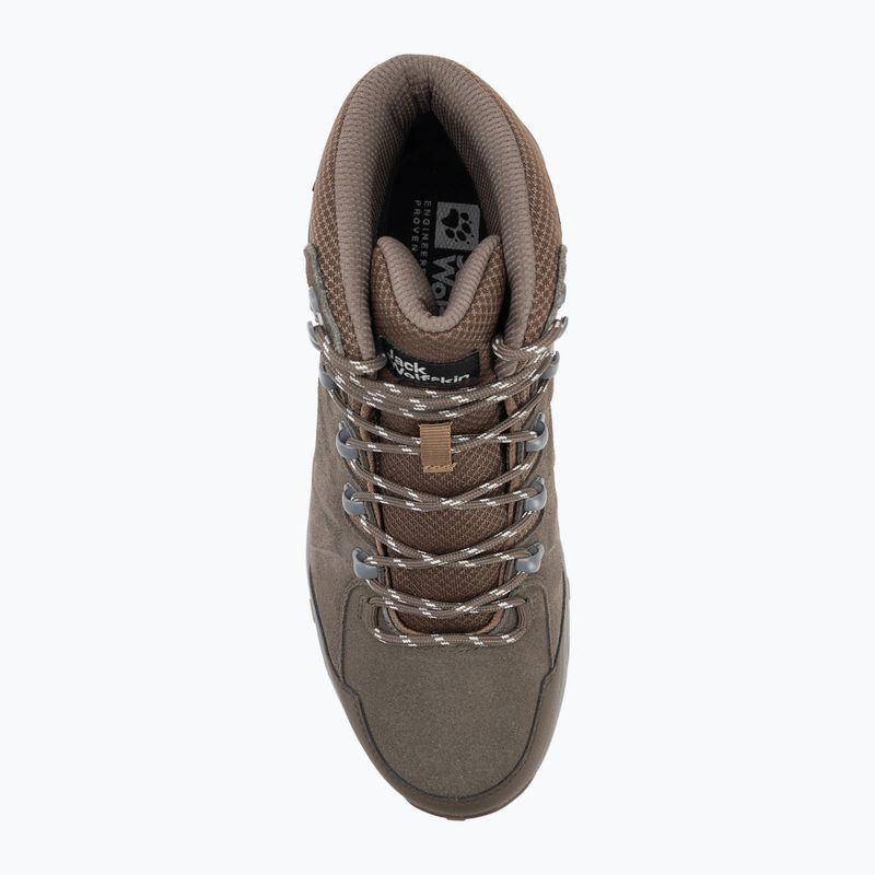 Buty trekkingowe męskie Jack Wolfskin Refugio Texapore Mid cold coffee 5