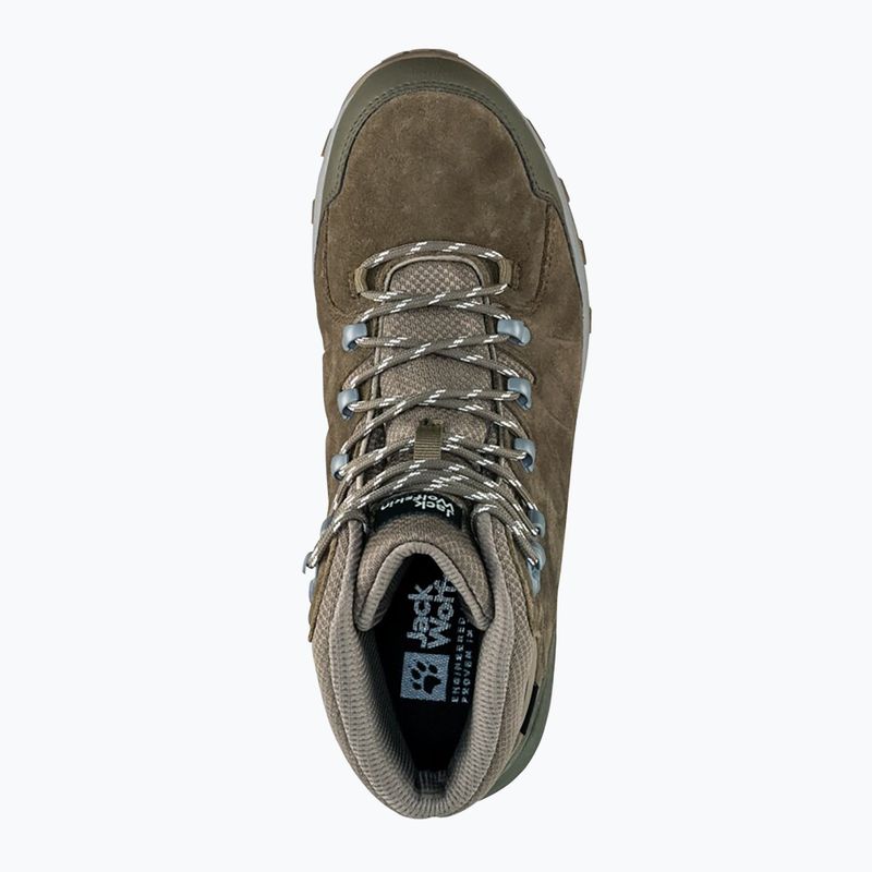 Buty trekkingowe męskie Jack Wolfskin Refugio Texapore Mid cold coffee 12