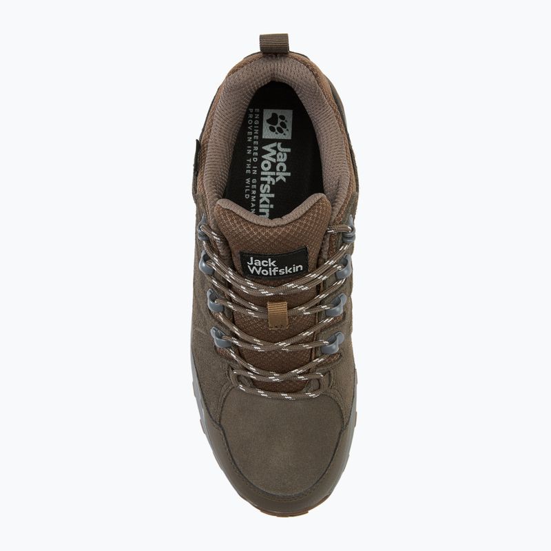 Buty trekkingowe męskie Jack Wolfskin Refugio Texapore Low cold coffee 5