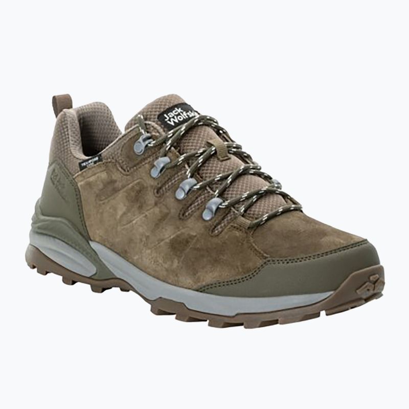 Buty trekkingowe męskie Jack Wolfskin Refugio Texapore Low cold coffee 8