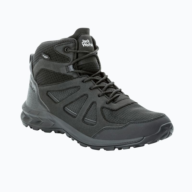 Buty trekkingowe męskie Jack Wolfskin Woodland 2 Texapore Mid black 8