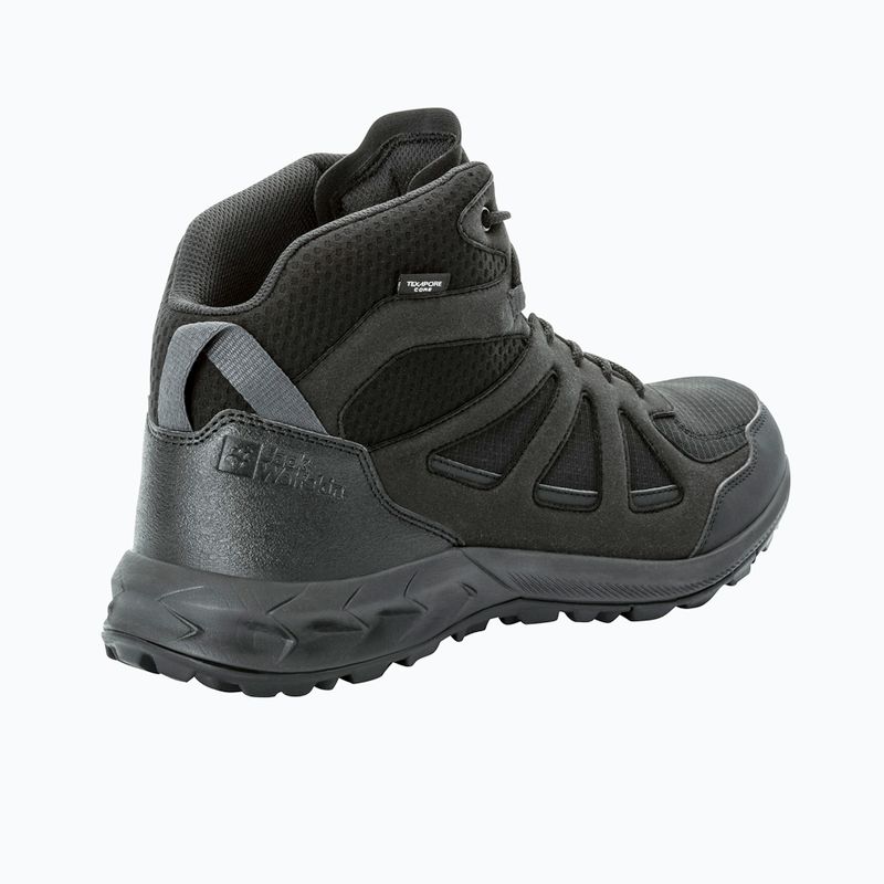 Buty trekkingowe męskie Jack Wolfskin Woodland 2 Texapore Mid black 9