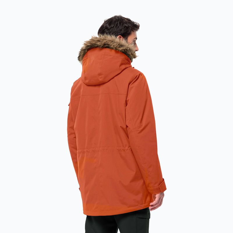 Kurtka zimowa męska Jack Wolfskin Glacier Canyon Parka carmine 2