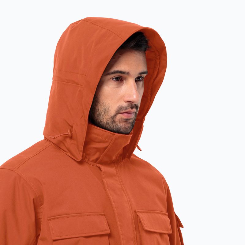 Kurtka zimowa męska Jack Wolfskin Glacier Canyon Parka carmine 3