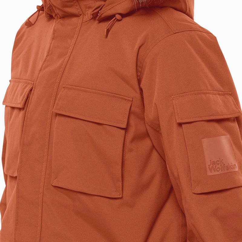 Kurtka zimowa męska Jack Wolfskin Glacier Canyon Parka carmine 5