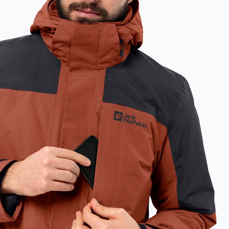 Kurtka 3w1 męska Jack Wolfskin Romberg 3in1 carmine 6