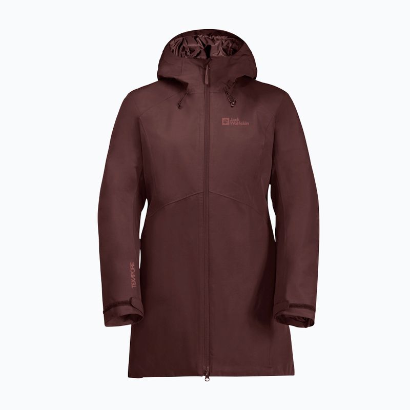 Kurtka ocieplana damska Jack Wolfskin Heidelstein Ins dark maroon 11