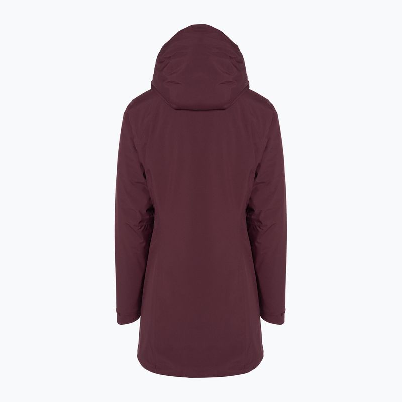 Kurtka ocieplana damska Jack Wolfskin Heidelstein Ins dark maroon 8