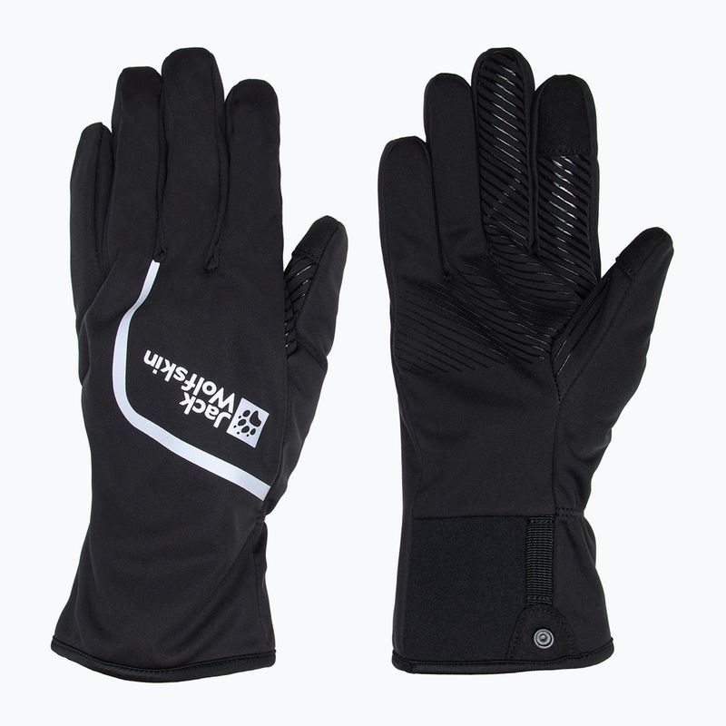 Rękawiczki rowerowe Jack Wolfskin Morobbia Light black