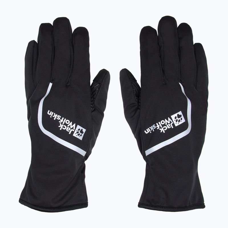 Rękawiczki rowerowe Jack Wolfskin Morobbia Light black 2