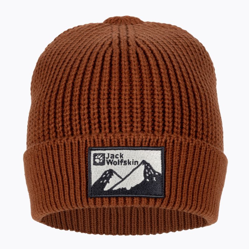 Czapka zimowa Jack Wolfskin Edo Badge Beanie carmine 2