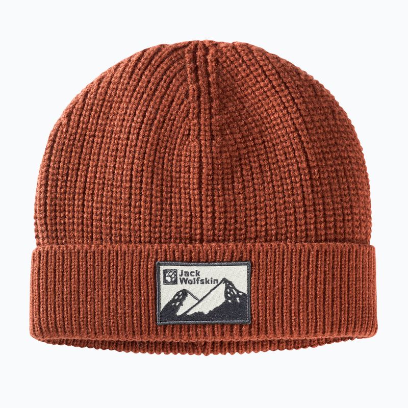 Czapka zimowa Jack Wolfskin Edo Badge Beanie carmine 8