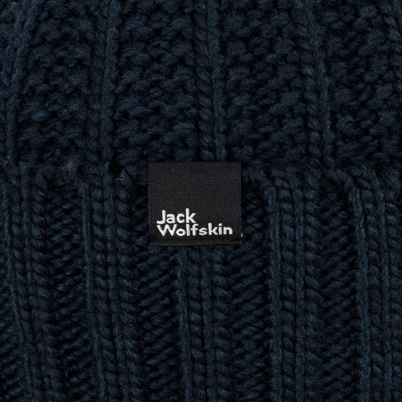 Czapka zimowa damska Jack Wolfskin Highloft Knit night blue 6