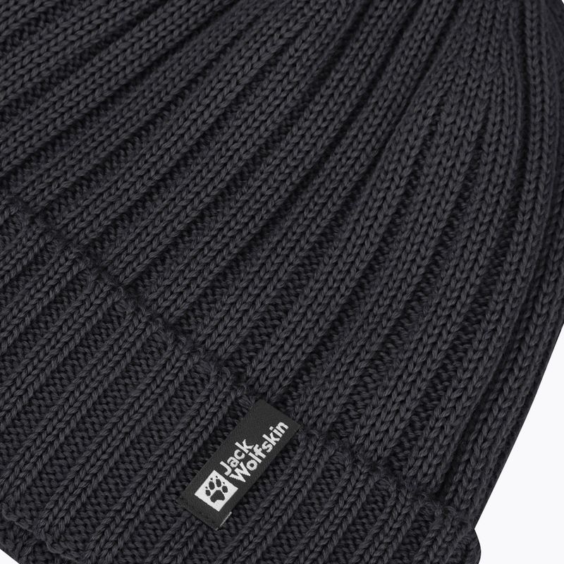 Czapka zimowa Jack Wolfskin Rib Knit black 4
