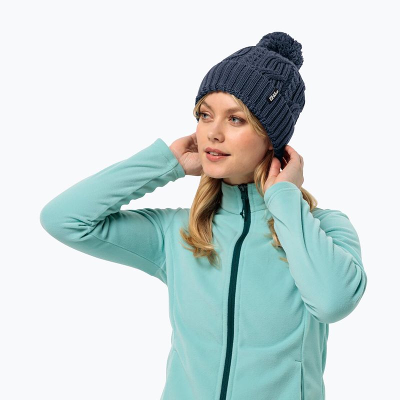 Czapka zimowa Jack Wolfskin Pompom night blue 2