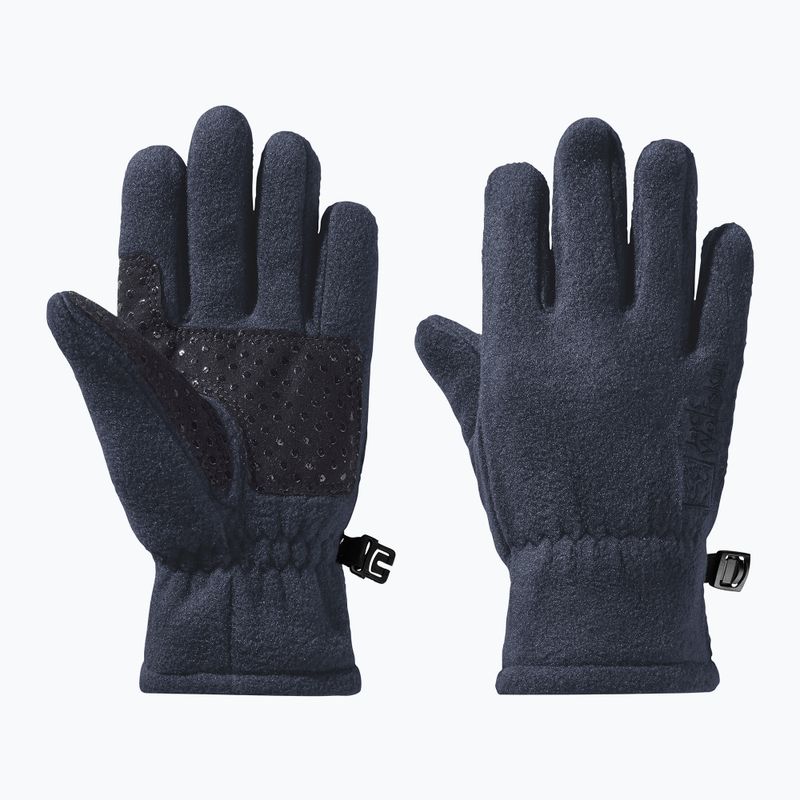 Rękawiczki trekkingowe dziecięce Jack Wolfskin Fleece Glove night blue