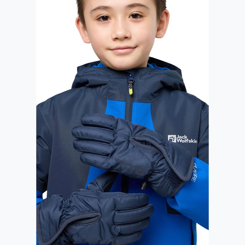 Rękawiczki trekkingowe dziecięce Jack Wolfskin Easy Entry night blue 2