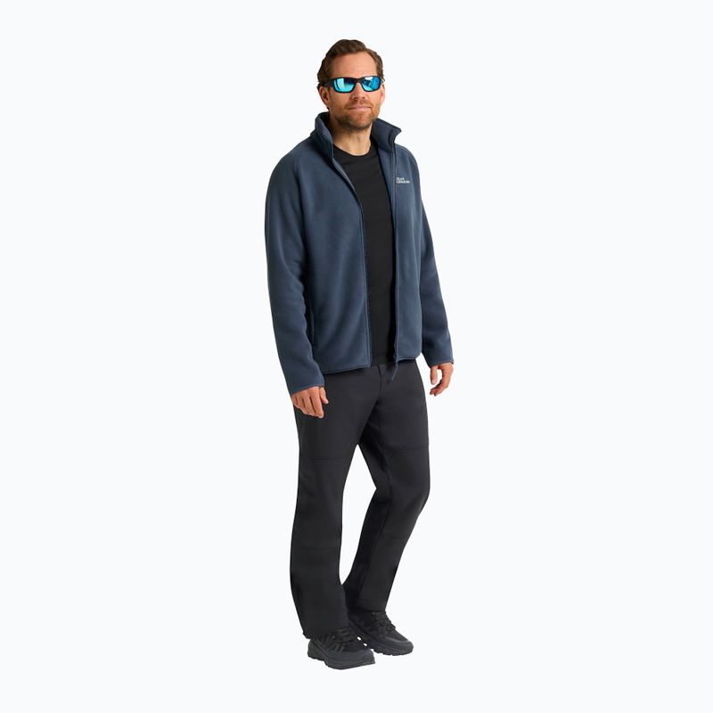 Longsleeve termoaktywny męski Jack Wolfskin Sky Thermal black 2