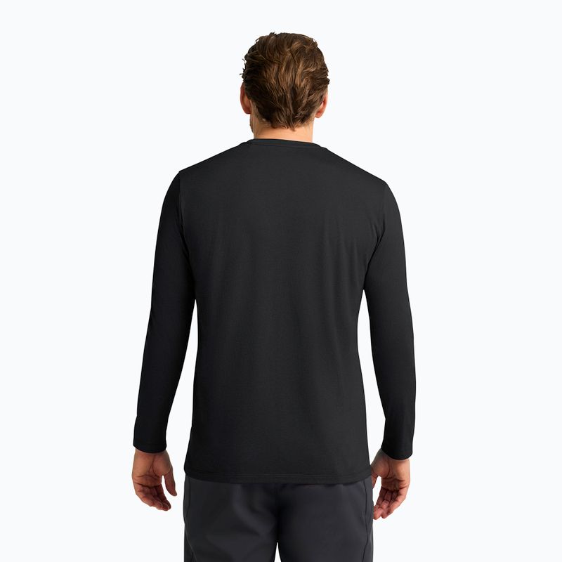 Longsleeve termoaktywny męski Jack Wolfskin Sky Thermal black 3