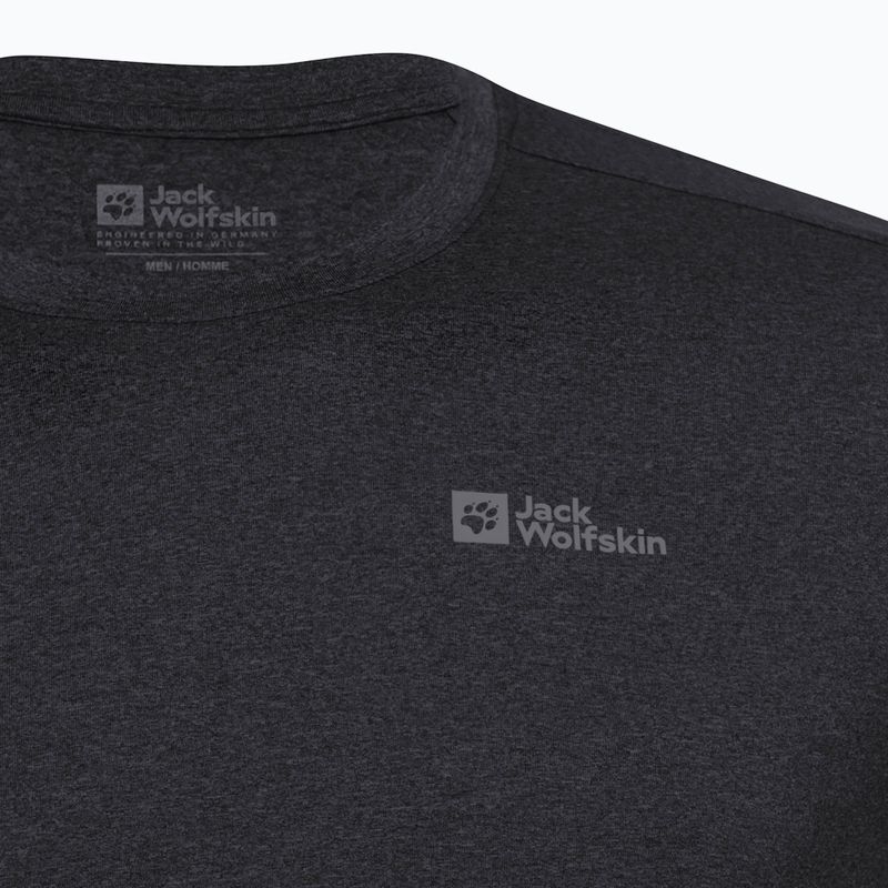 Longsleeve termoaktywny męski Jack Wolfskin Sky Thermal black 7