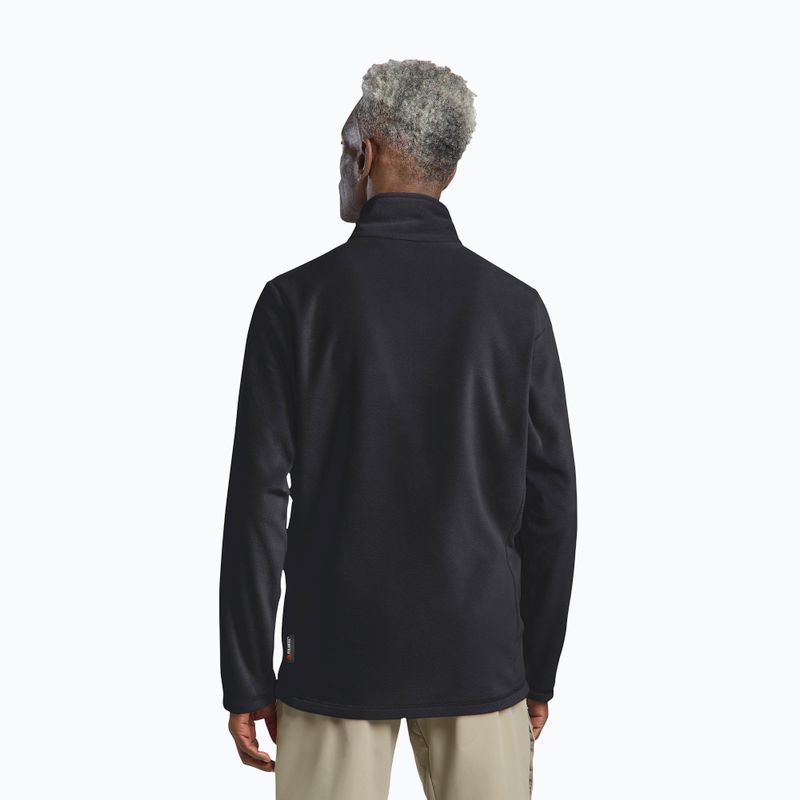 Bluza polarowa męska Jack Wolfskin Taunus Fz black 3