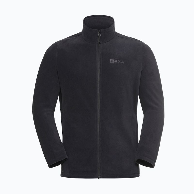 Bluza polarowa męska Jack Wolfskin Taunus Fz black 9