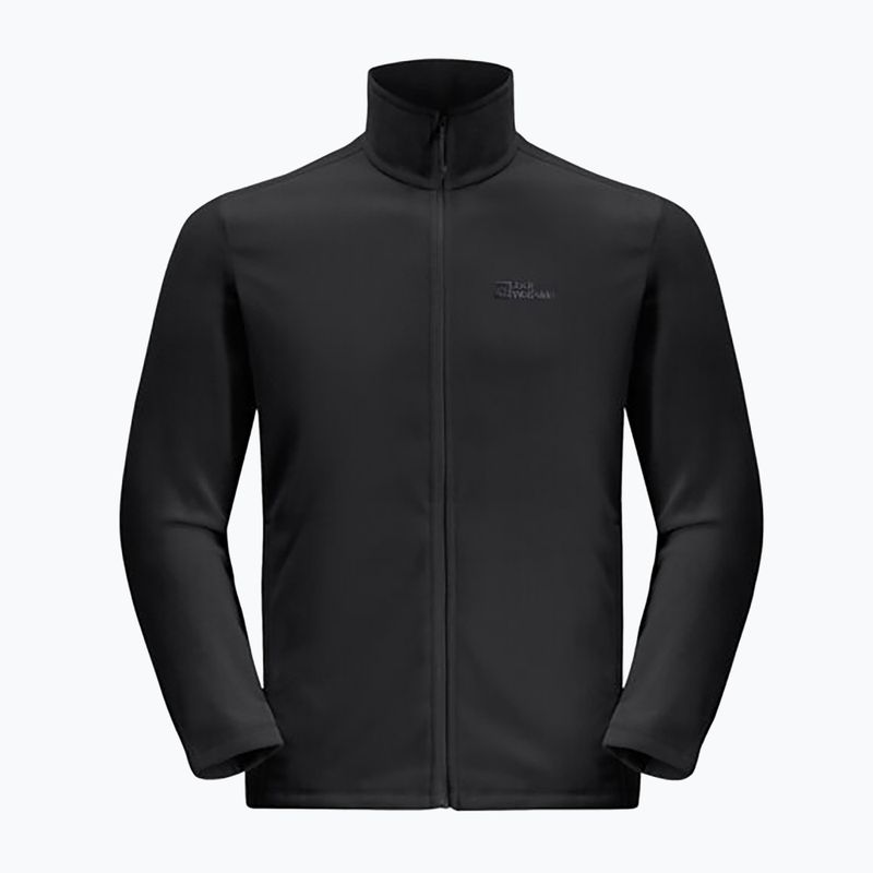 Bluza polarowa męska Jack Wolfskin Taunus Fz black 4