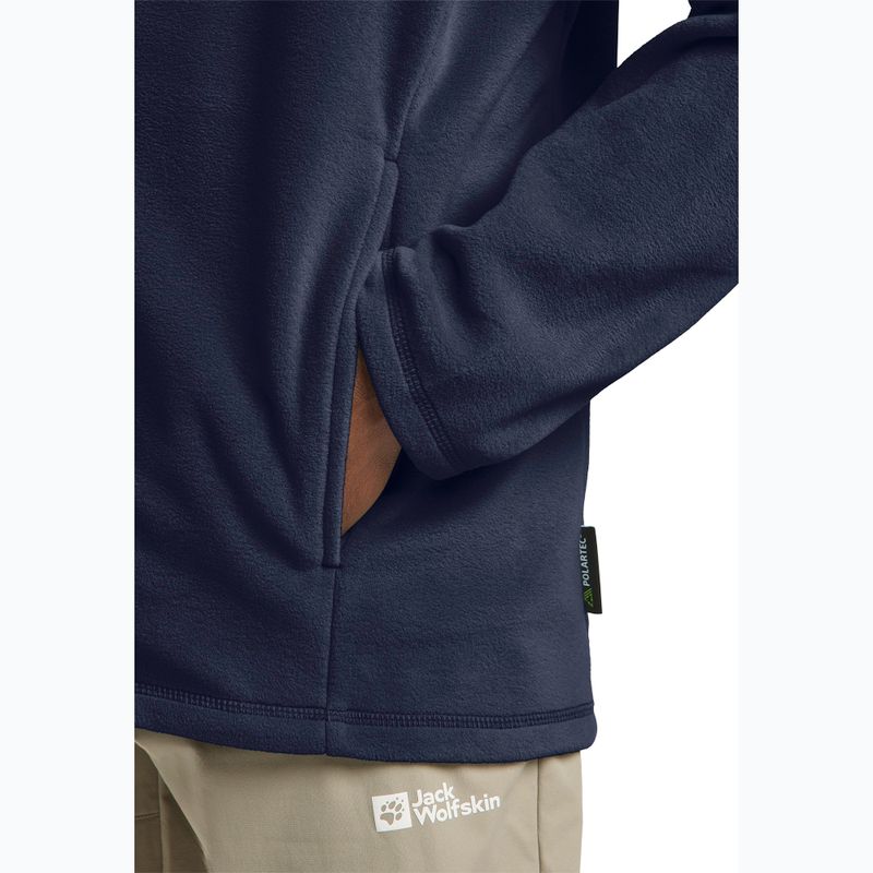 Bluza polarowa męska Jack Wolfskin Taunus Fz night blue 6