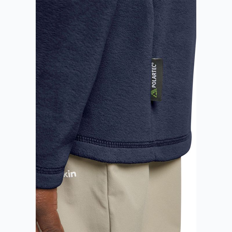 Bluza polarowa męska Jack Wolfskin Taunus Fz night blue 7