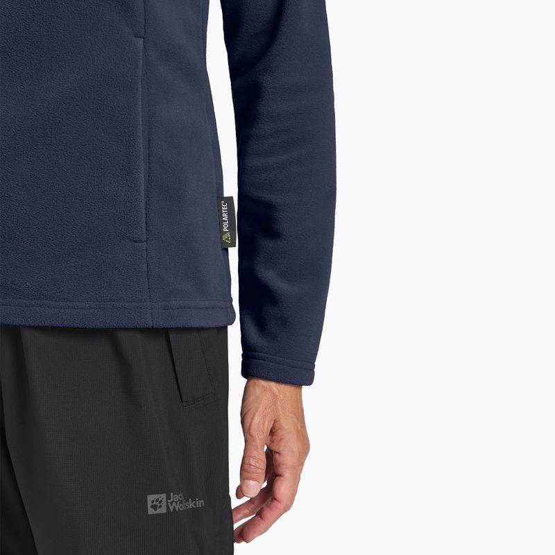 Bluza polarowa damska Jack Wolfskin Taunus Fz night blue 5