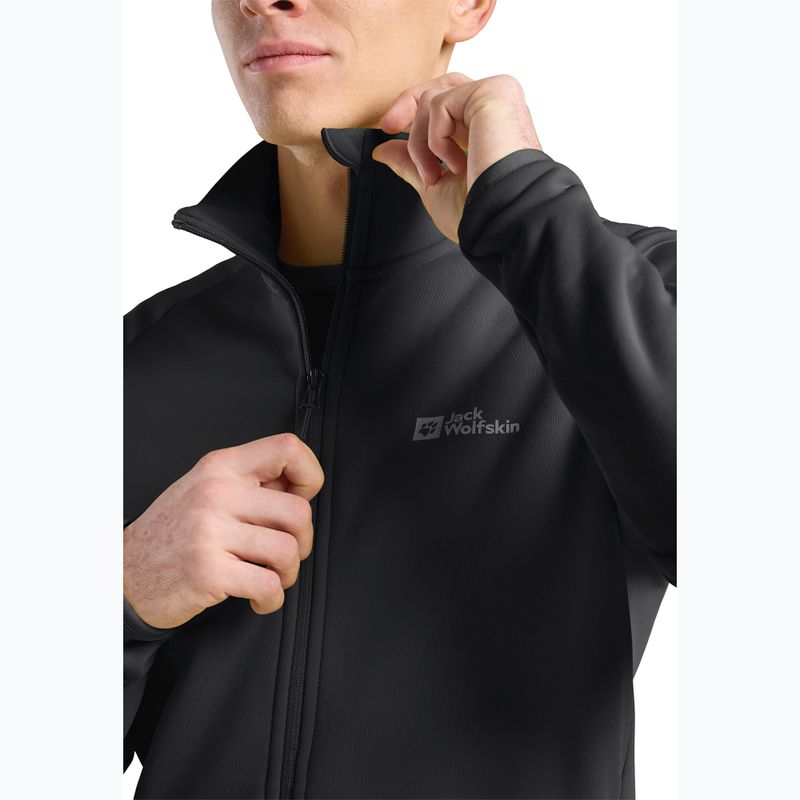 Bluza męska Jack Wolfskin Baiselberg Fz black 4
